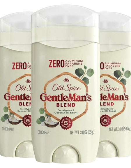 Old Spice Gentleman’s Deodorant Eucalyptus + Coconut (3 oz, 3 Pack)