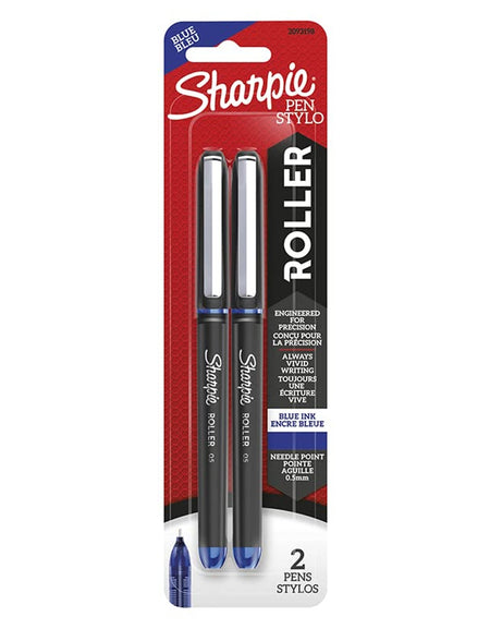 Sharpie Rollerball Pen Blue (0.5 mm, 2 ct)