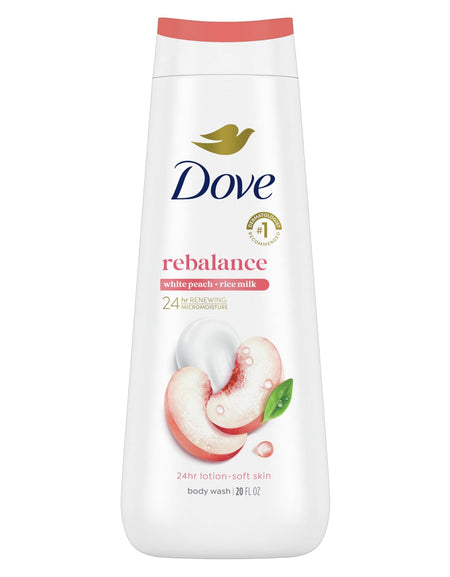 Dove Body Wash White Peach & Rice Milk (20 oz)