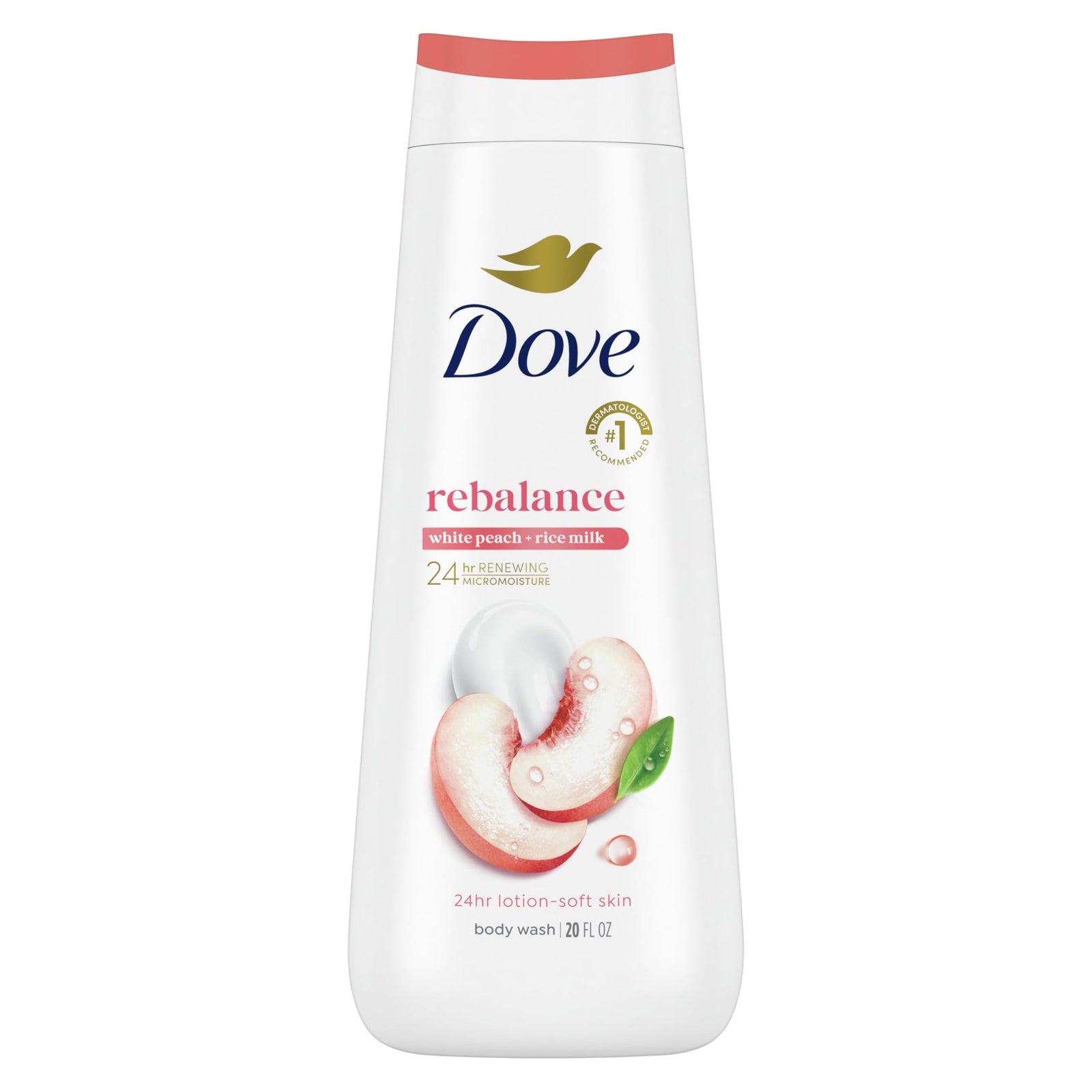 Dove Body Wash White Peach & Rice Milk (20 oz)