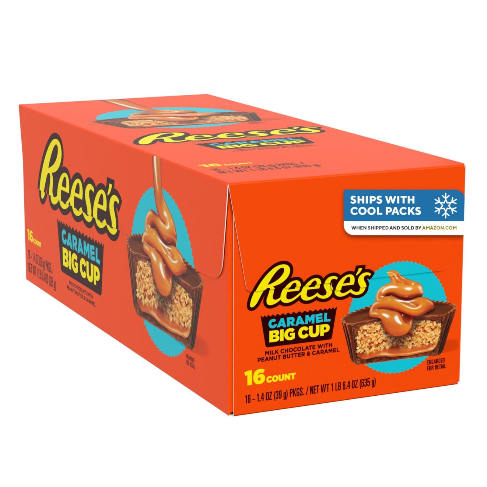 Reese's Big Cup Caramel (1.4 oz, 16 ct)