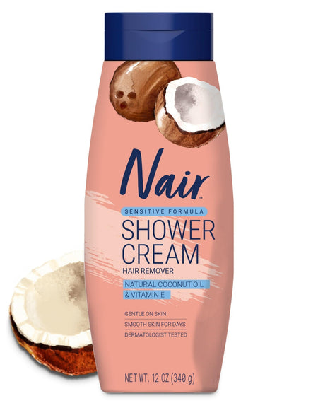 Nair Sensitive Shower Cream Hair Remover (12 oz)