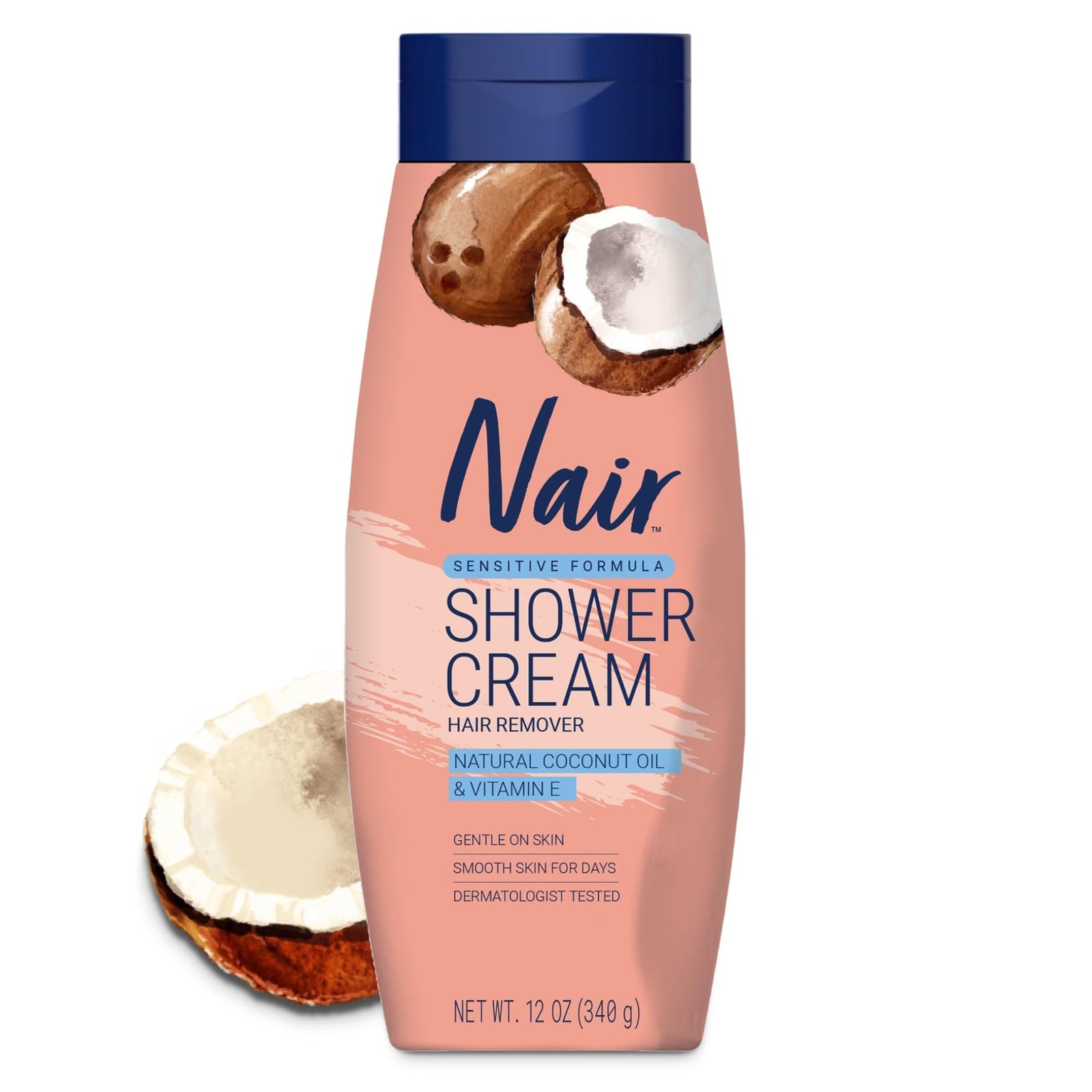Nair Sensitive Shower Cream Hair Remover (12 oz)