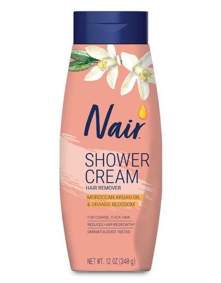 Nair Shower Cream Argan Oil Hair Remover (12 oz)