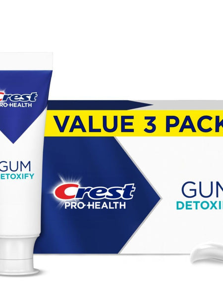 Crest Gum Detoxify Toothpaste Deep Clean (4.8 oz, 3 ct)