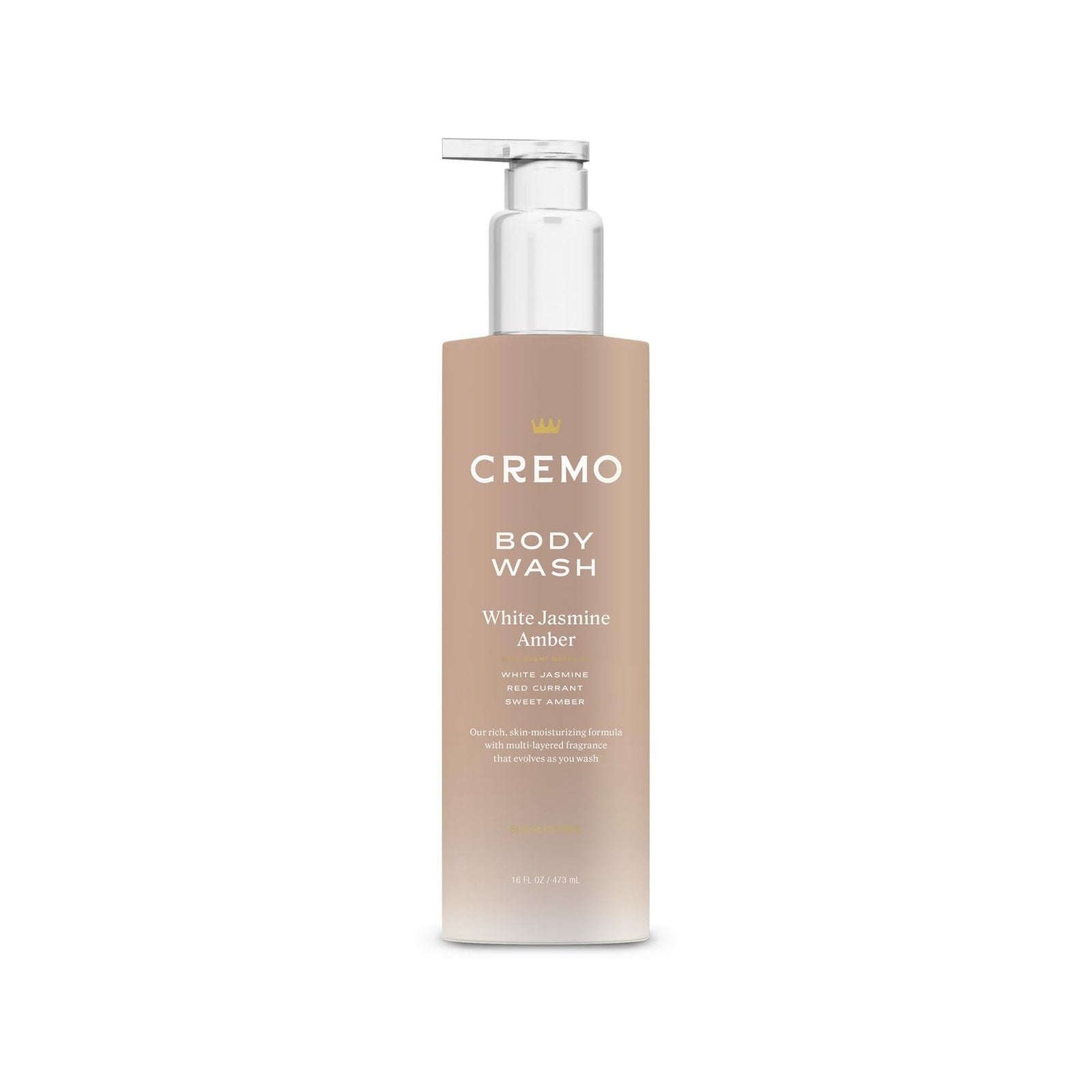 Cremo Body Wash White Jasmine Amber (16 oz)