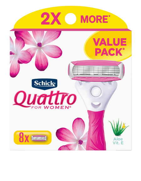 Schick Quattro Women's Razor Refills (8 Count)