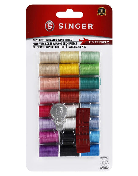 SINGER Hand Sewing Thread Pack (24 Colors)