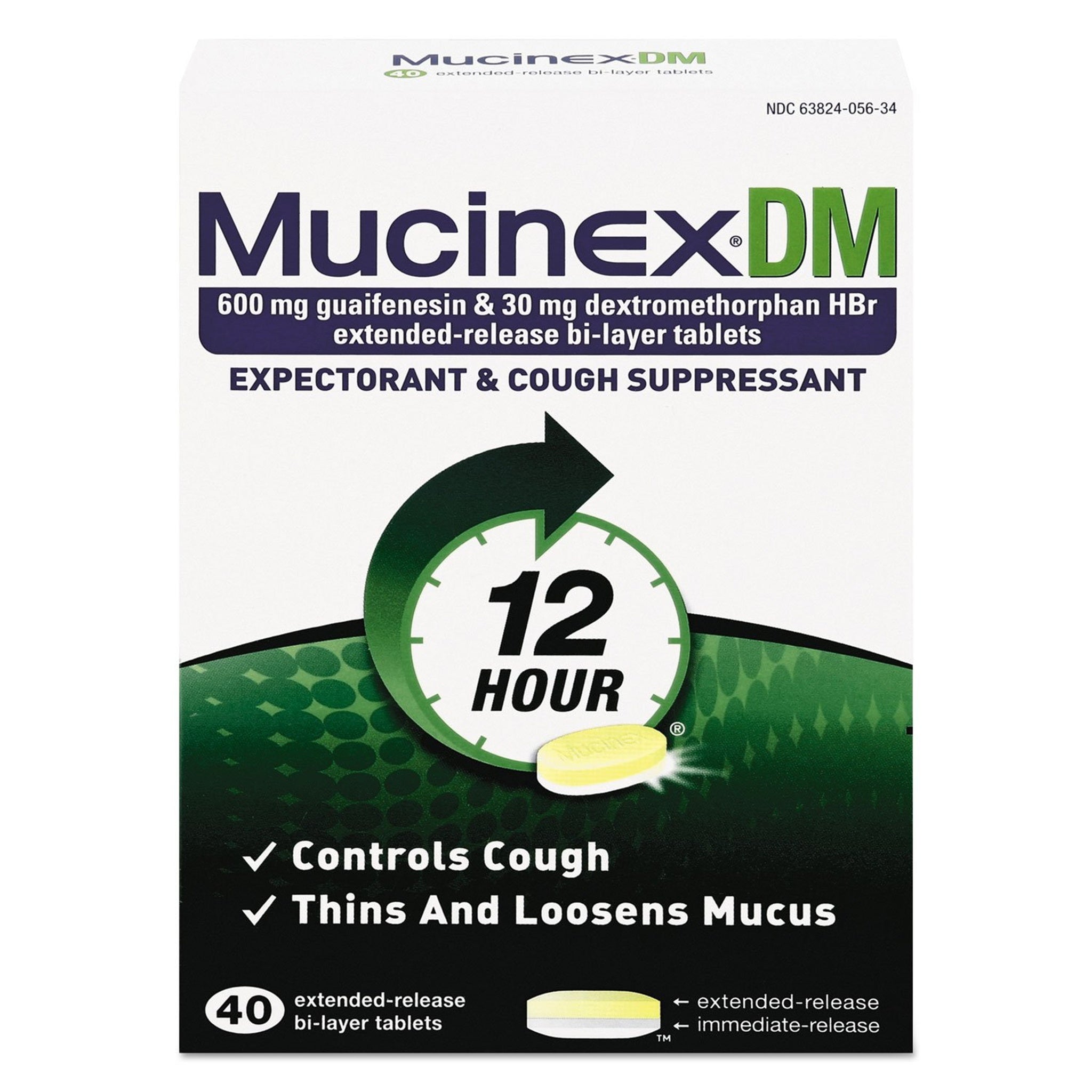Mucinex DM Tablets (40 Count)