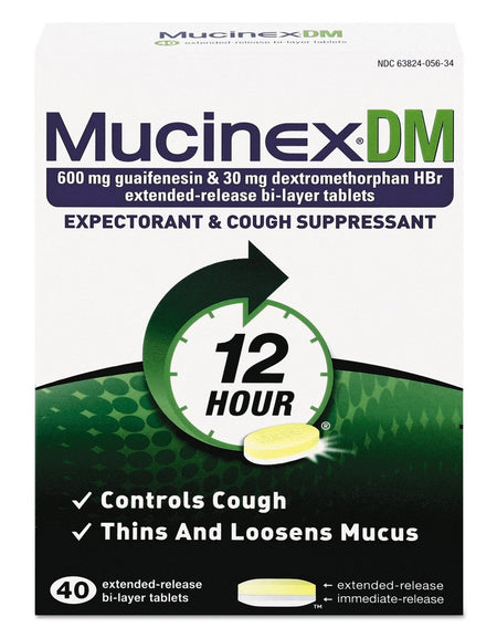 Mucinex DM Tablets (40 Count)