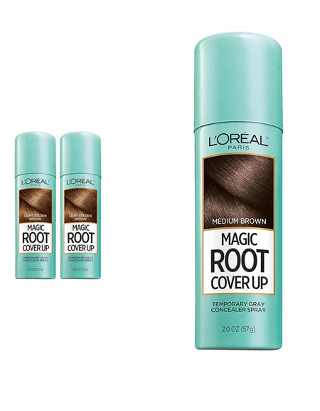 L'Oreal Root Cover Up Spray Light & Medium Brown (2 pk)