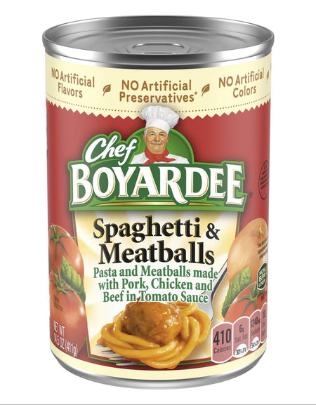 Chef Boyardee Spaghetti & Meatballs (14.5 oz, 6 pk)