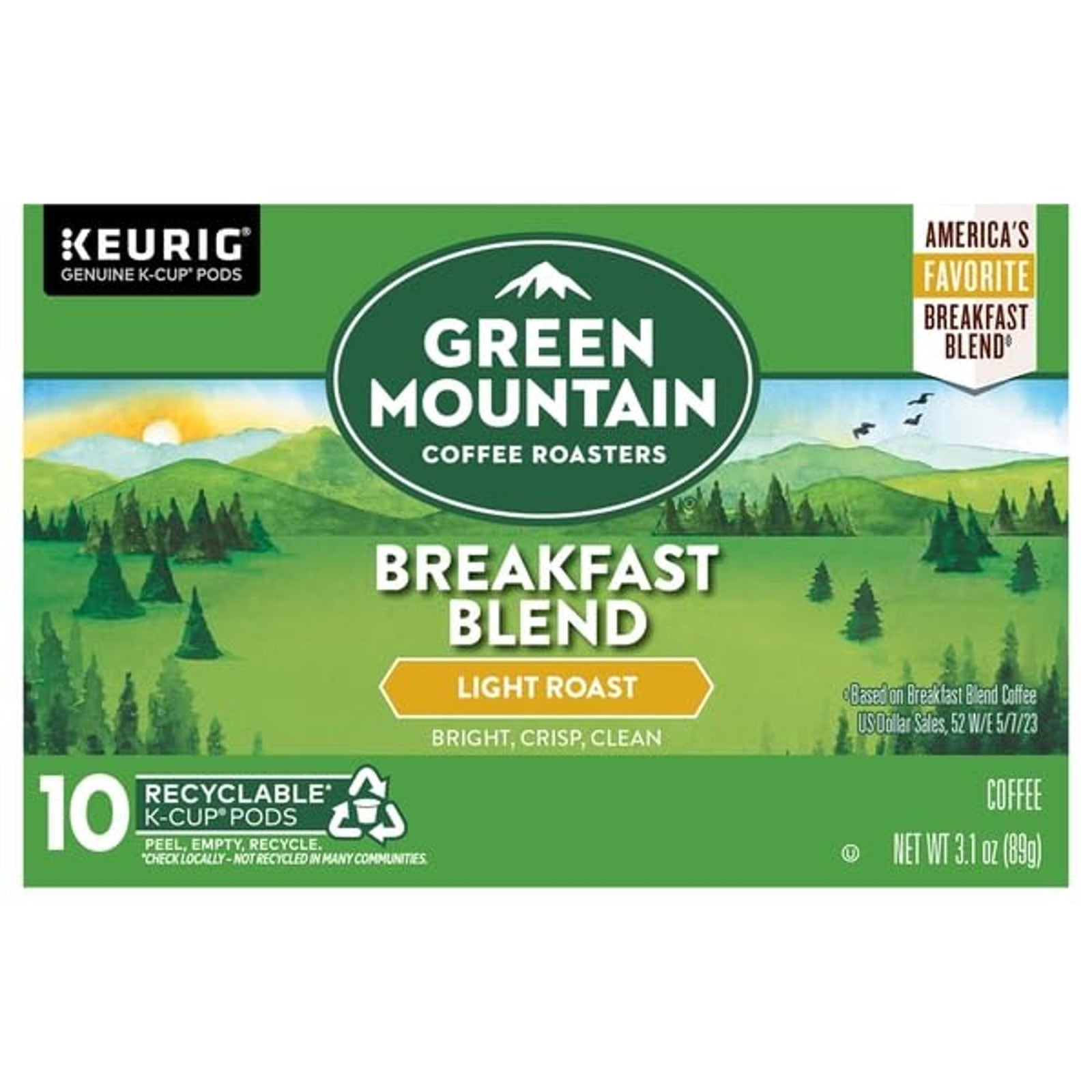 Green Mountain K-Cup Breakfast Blend (10 ct)