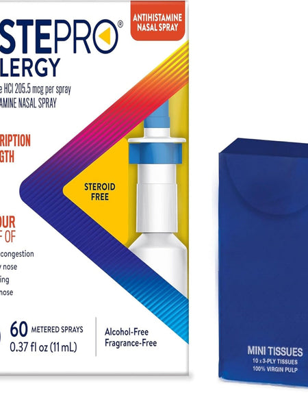 Astepro Nasal Spray + Tissue Bundle (60 sprays)