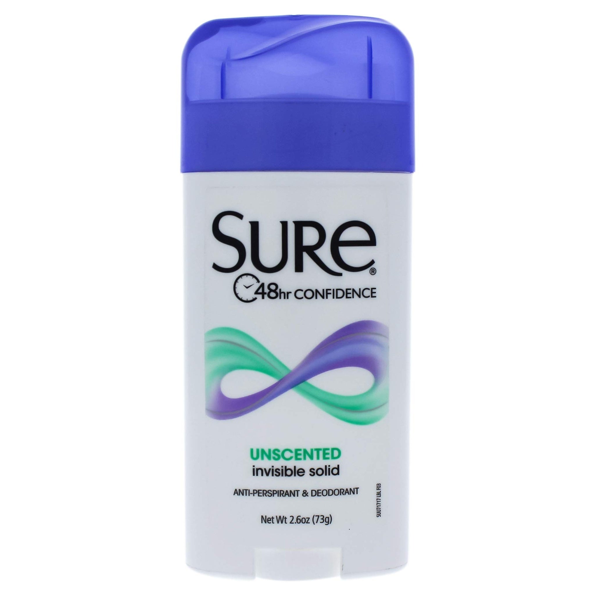 Sure Invisible Solid Antiperspirant Unscented (2.6 oz)