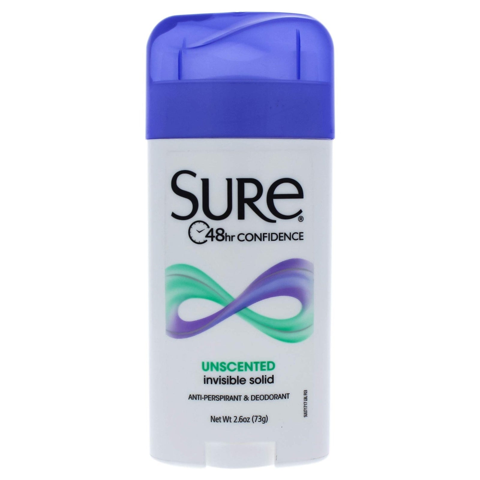 Sure Invisible Solid Antiperspirant Unscented (2.6 oz)