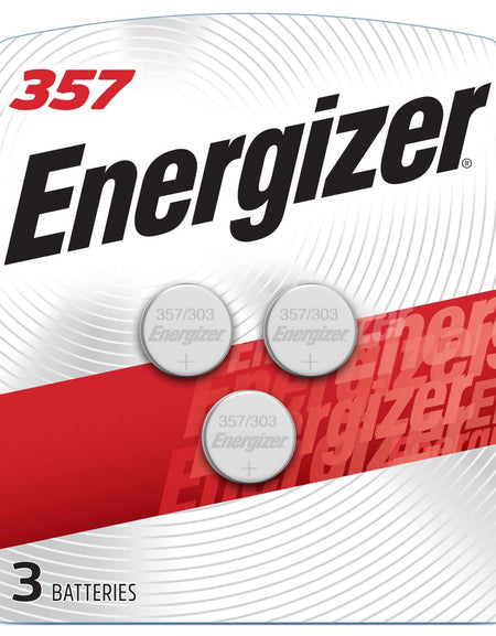 Energizer 357/303 Button Cell Batteries (3 Pack)