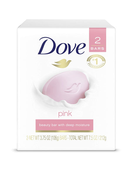 Dove Beauty Bar Pink (3.75 oz, 2 Pack)