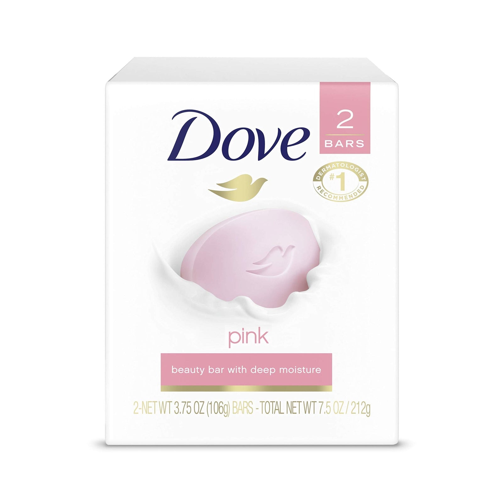 Dove Beauty Bar Pink (3.75 oz, 2 Pack)