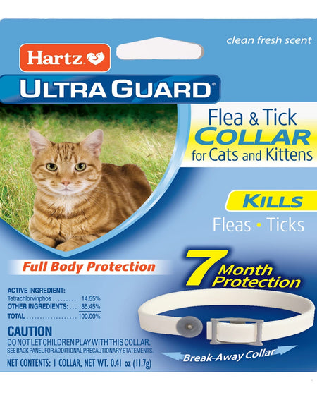 Hartz UltraGuard Flea & Tick Collar for Cats (7 Month)