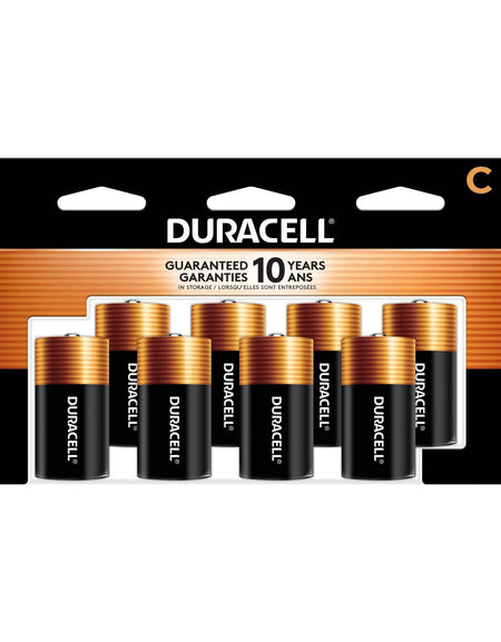 Duracell Coppertop C Batteries (8 Count)