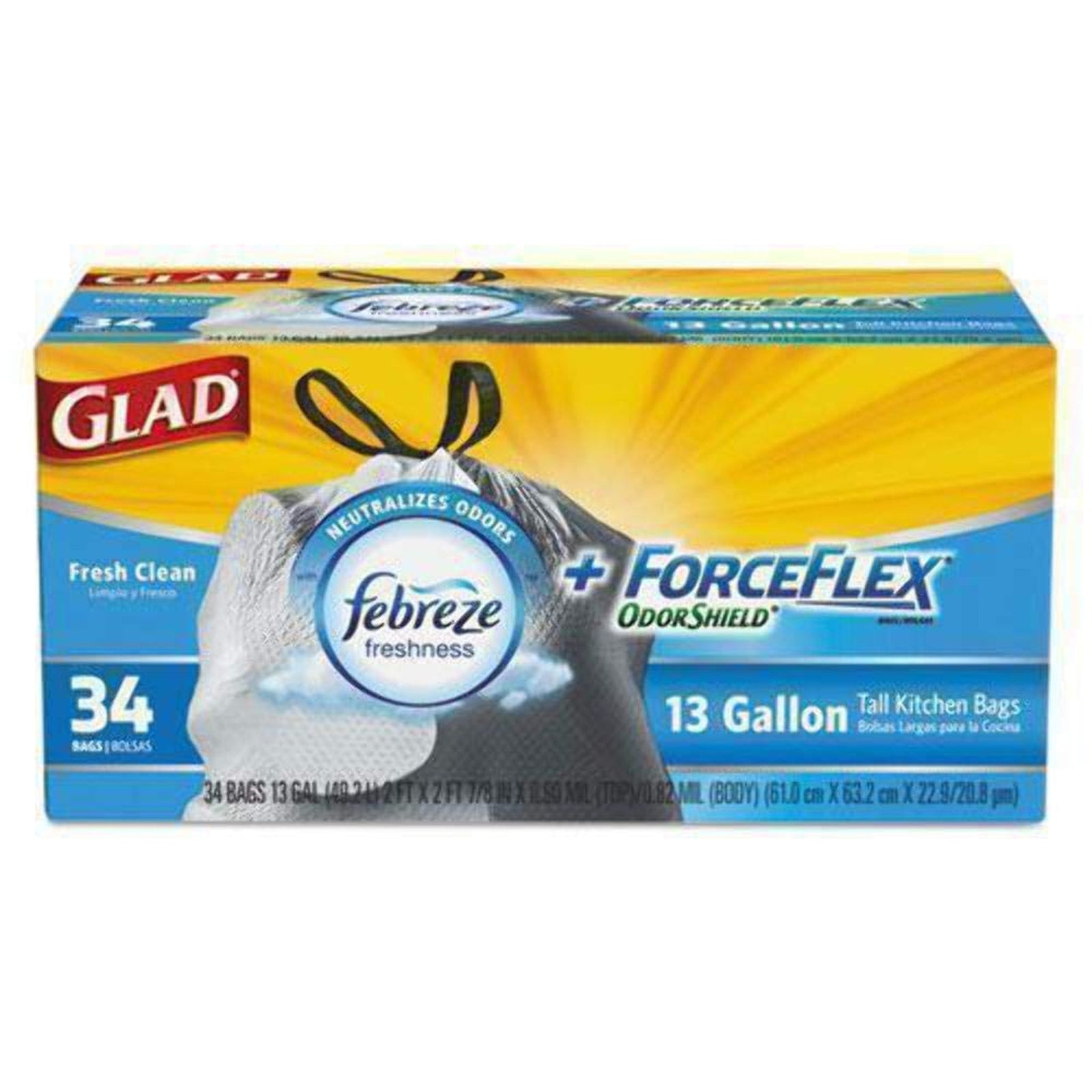 Glad Trash Bags (34 Count)