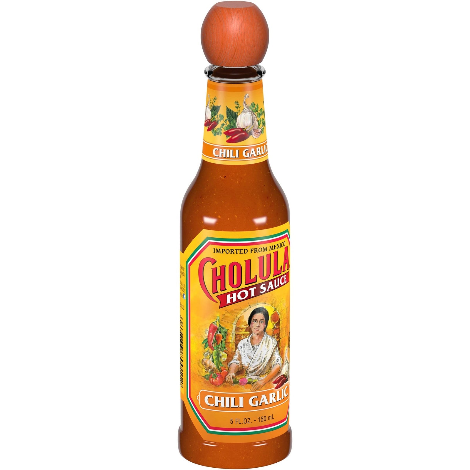 Cholula Chili Garlic Hot Sauce (5 oz)
