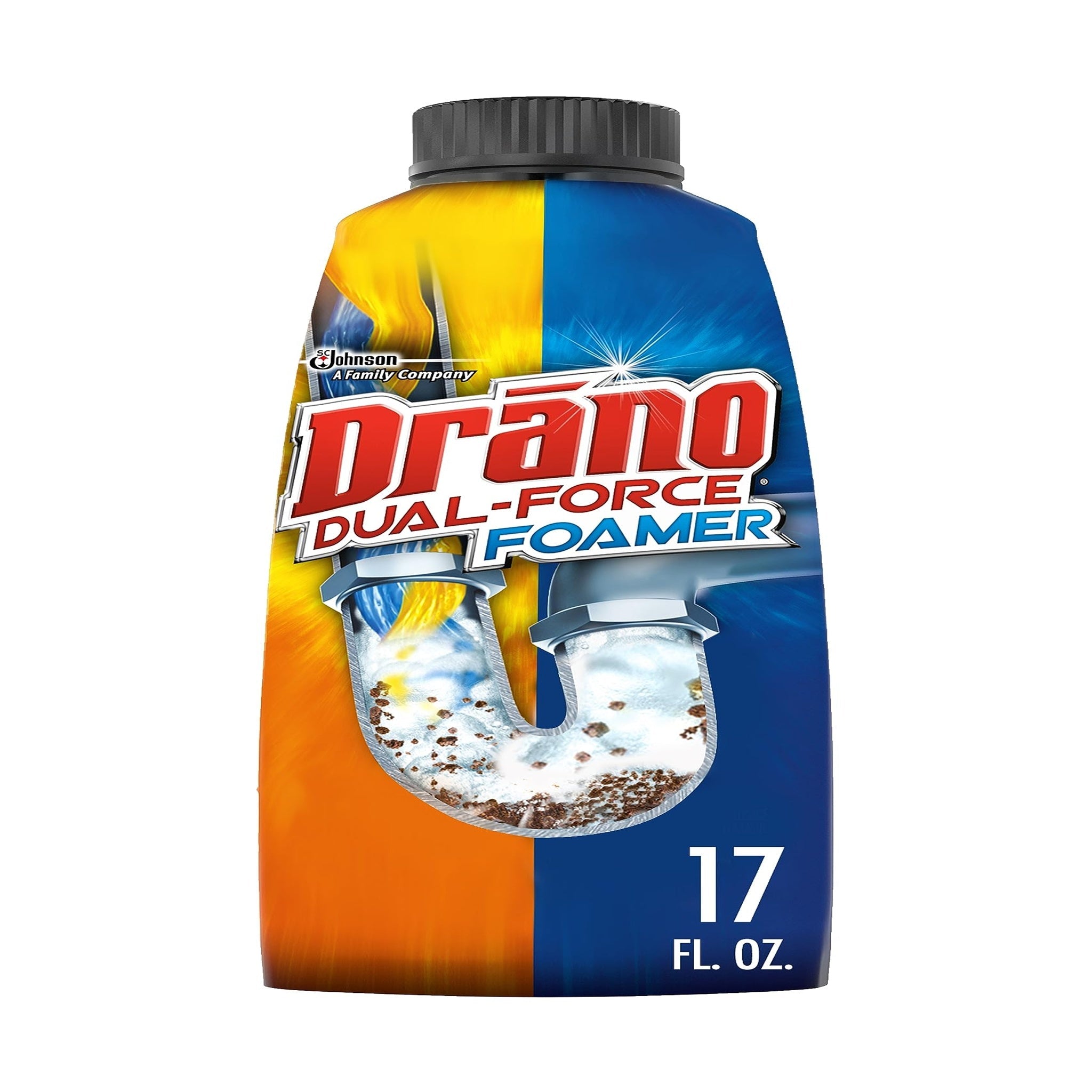 Drano Dual-Force Foamer Drain Cleaner (17 oz)