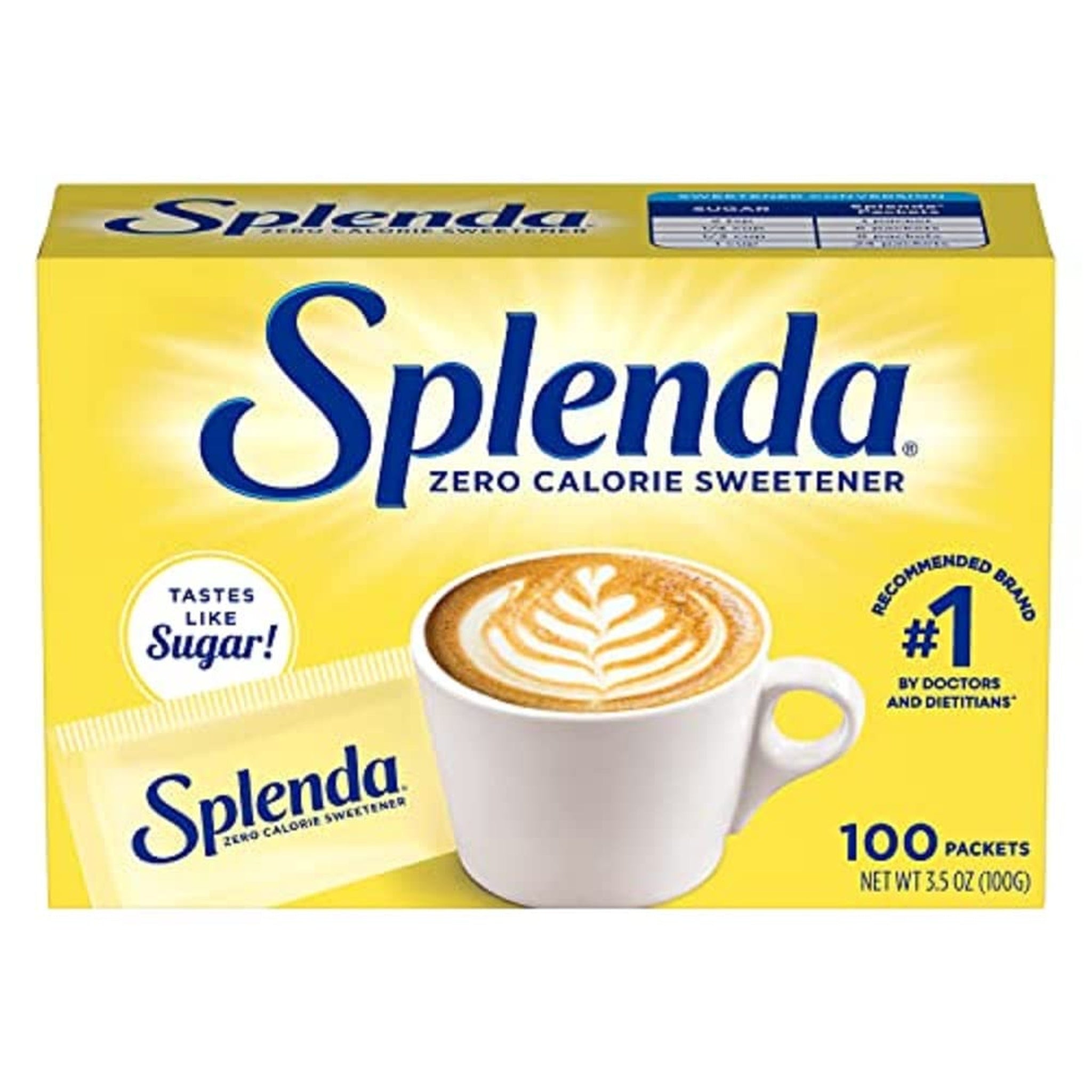 Splenda Zero Calorie Sweetener (100 Packets)