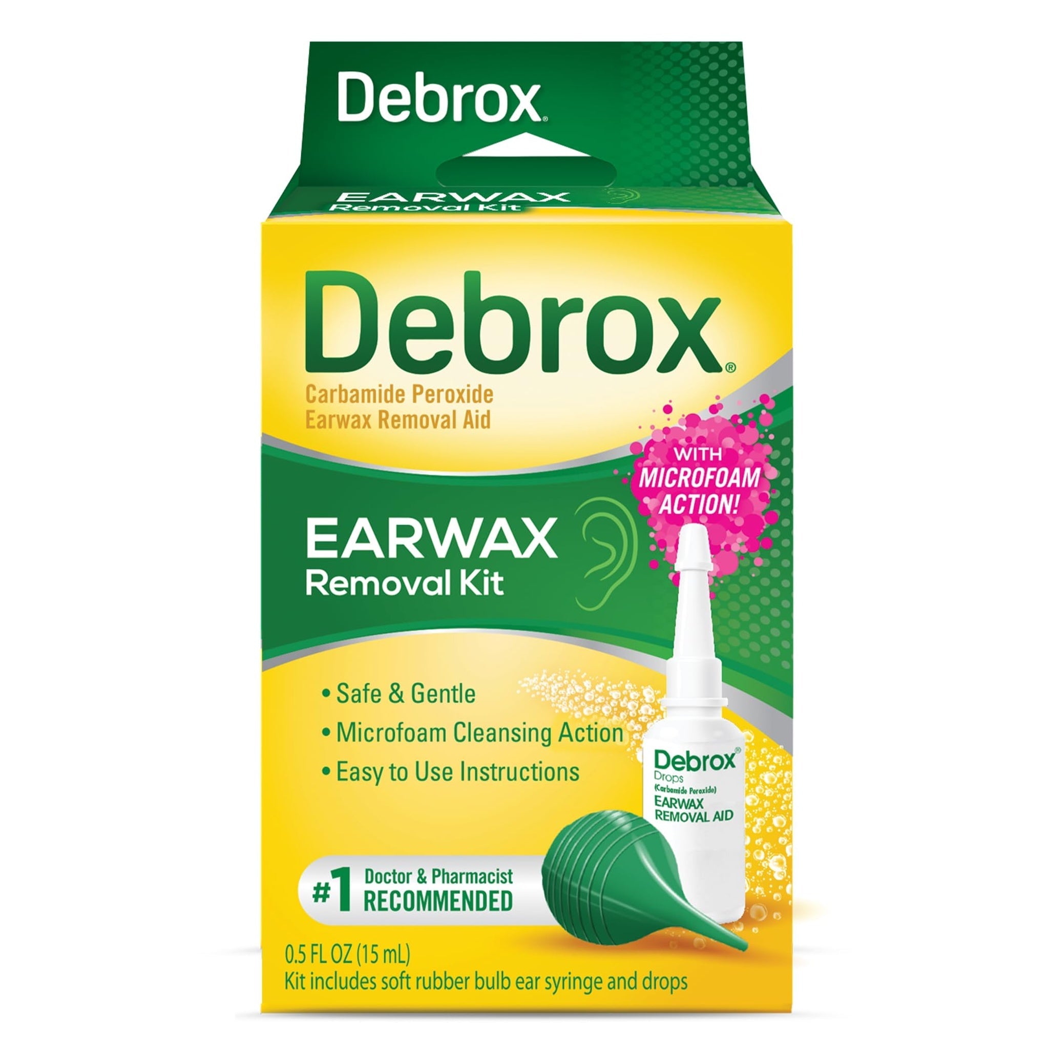 Debrox Ear Wax Removal Kit (0.5 oz)