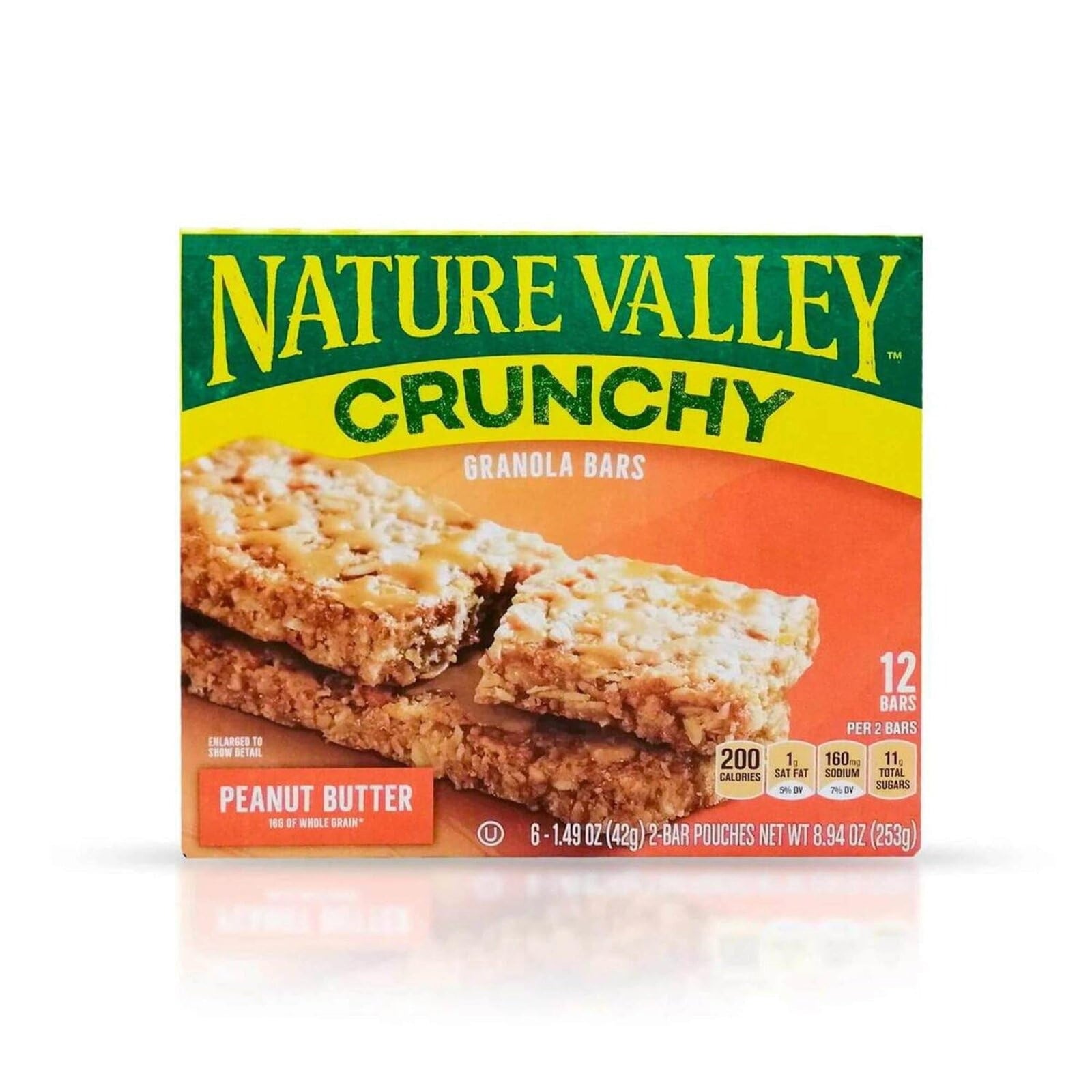 Nature Valley Crunchy Granola Bars Peanut Butter (8.94 oz, 12 ct)