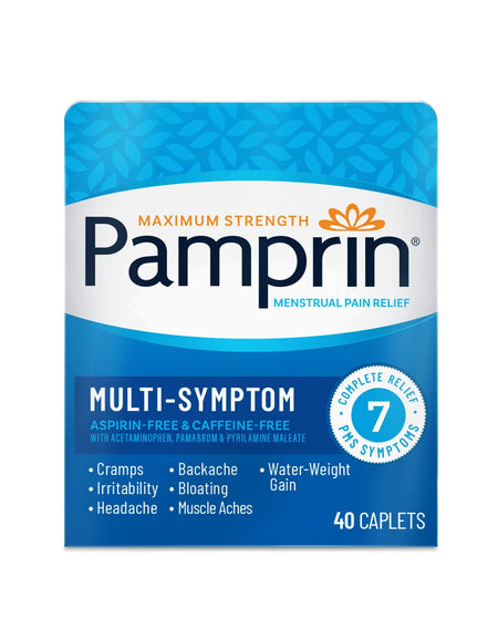 Pamprin Multi-Symptom Caplets (40 ct)