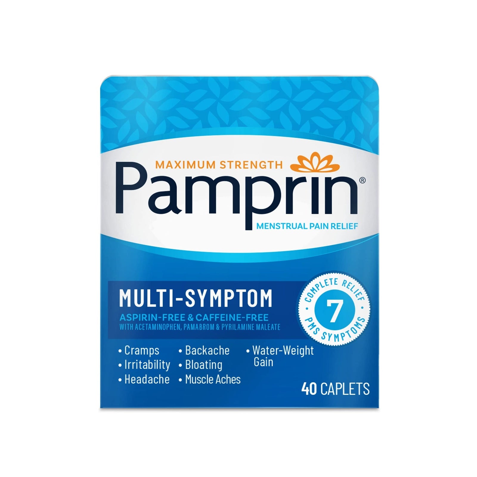 Pamprin Multi-Symptom Caplets (40 ct)