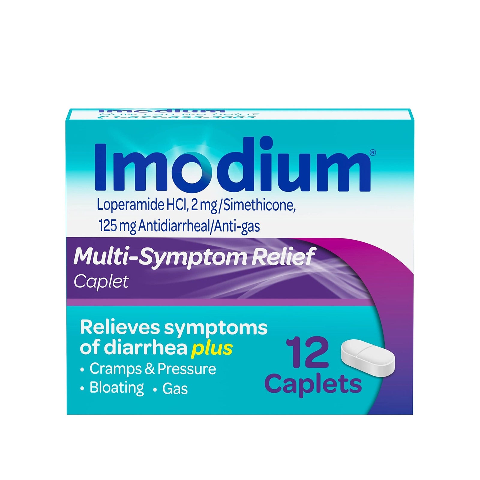 Imodium Multi-Symptom Relief Caplets (12 ct)