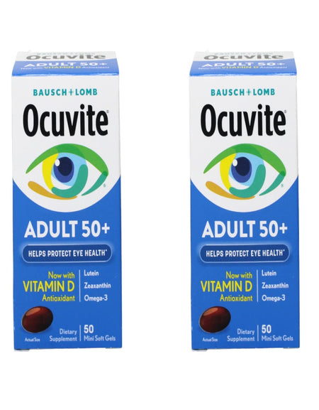 Ocuvite Eye Vitamin Adults 50+ Softgels (50 ct, 2 pk)