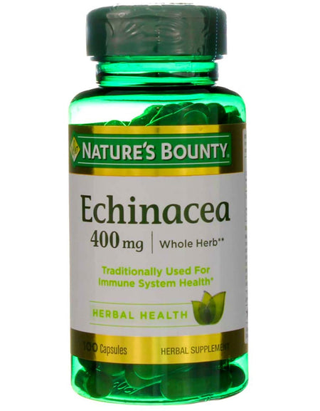 Nature's Bounty Echinacea 400mg Capsules (100 ct, 2 pk)