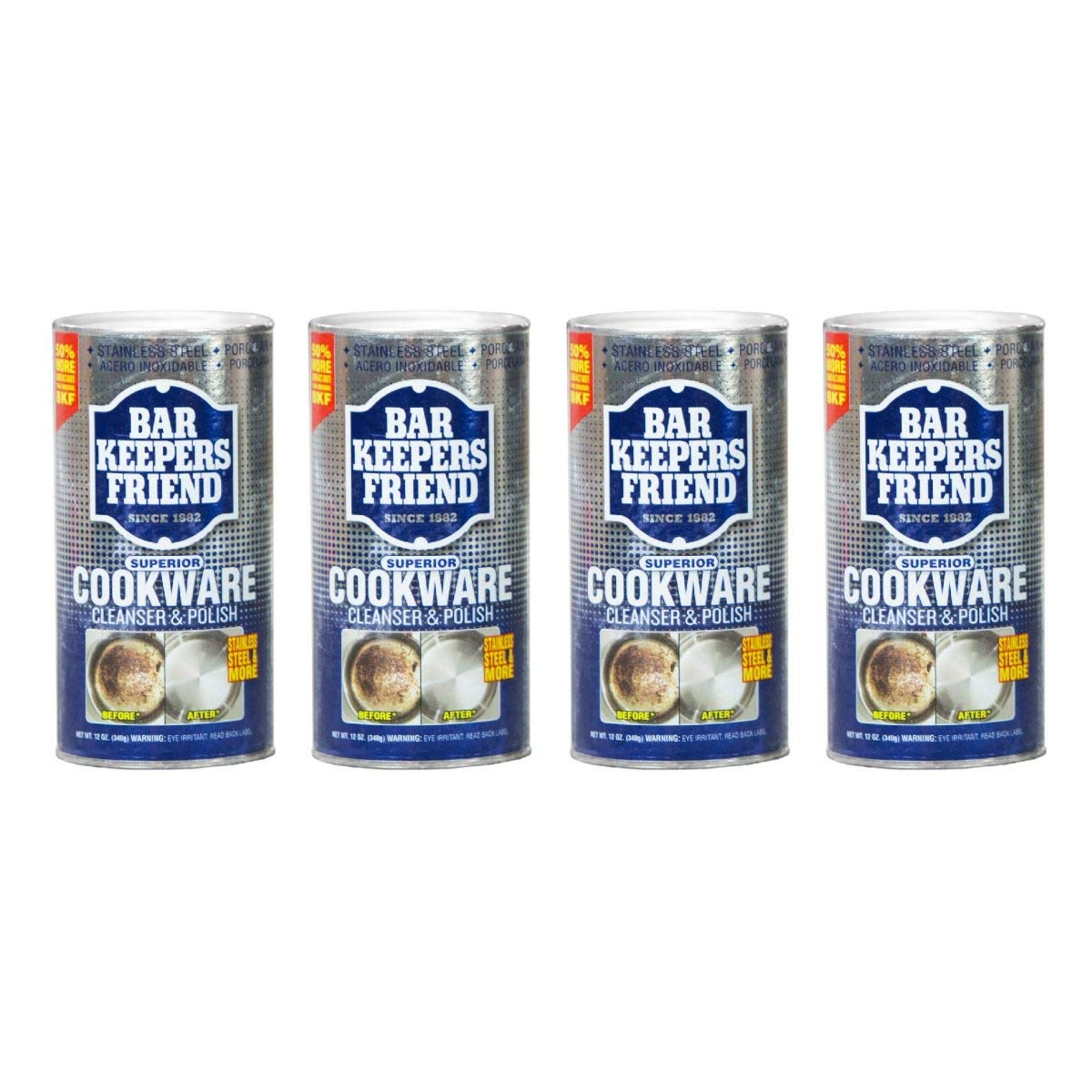 Bar Keepers Friend Cookware Cleanser (12 oz, 4 pk)