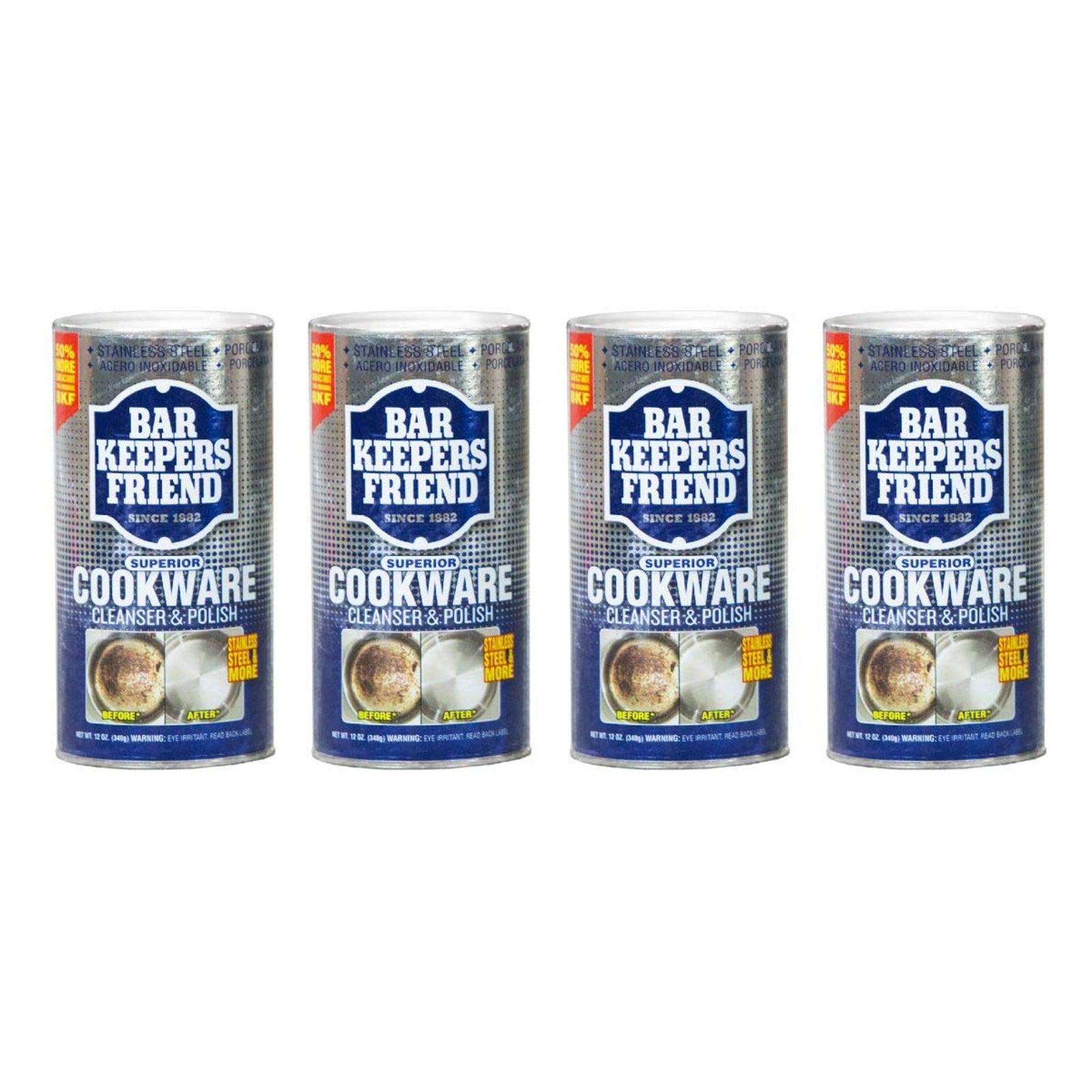 Bar Keepers Friend Cookware Cleanser (12 oz, 4 pk)