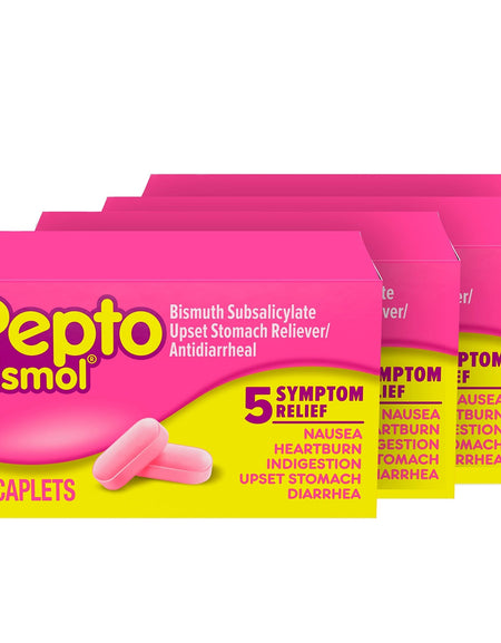 Pepto Bismol Caplets (24 ct, 4 pk)