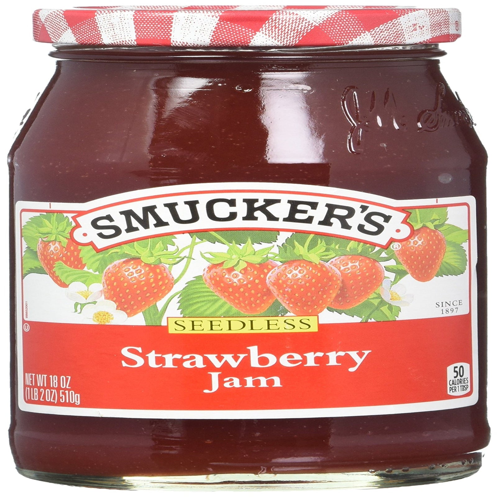 Smucker's Seedless Strawberry Jam (18 oz, 6 Pack)