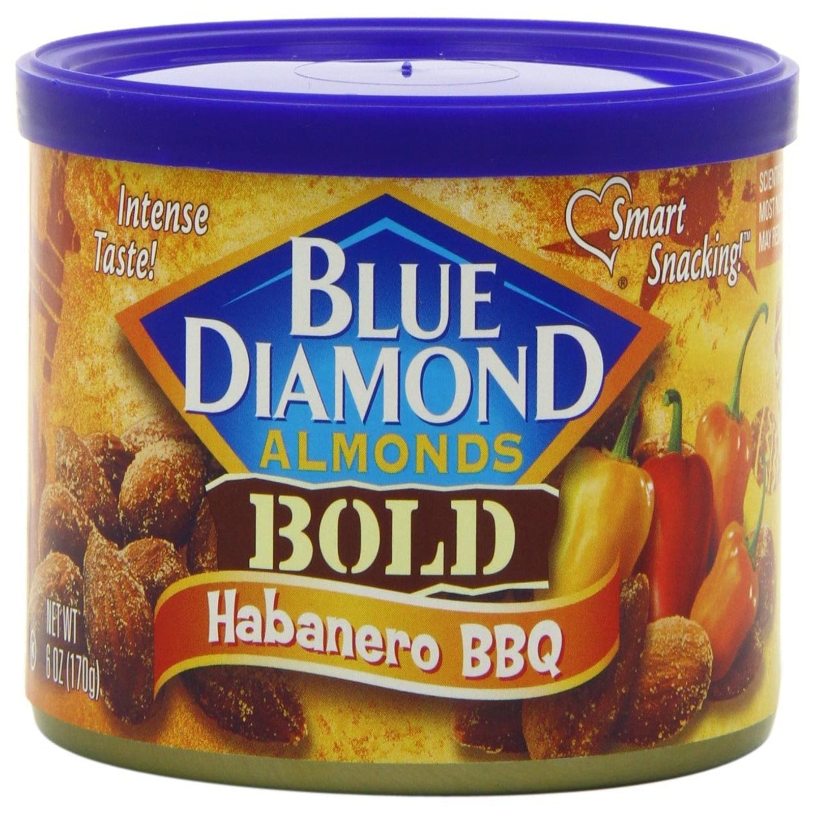 Blue Diamond Almonds Habanero BBQ (6 oz, 6 Pack)