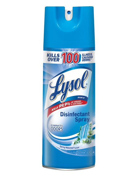 Lysol Disinfectant Spray Spring Waterfall (12.5 oz, 12 Pack)