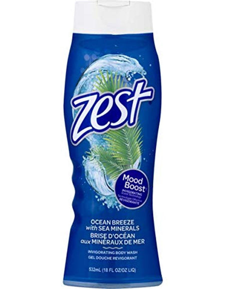 Zest Body Wash Ocean Breeze (18 oz)