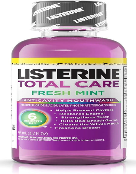 Listerine Total Care Mouthwash Fresh Mint (3.2 oz, 24 Pack)