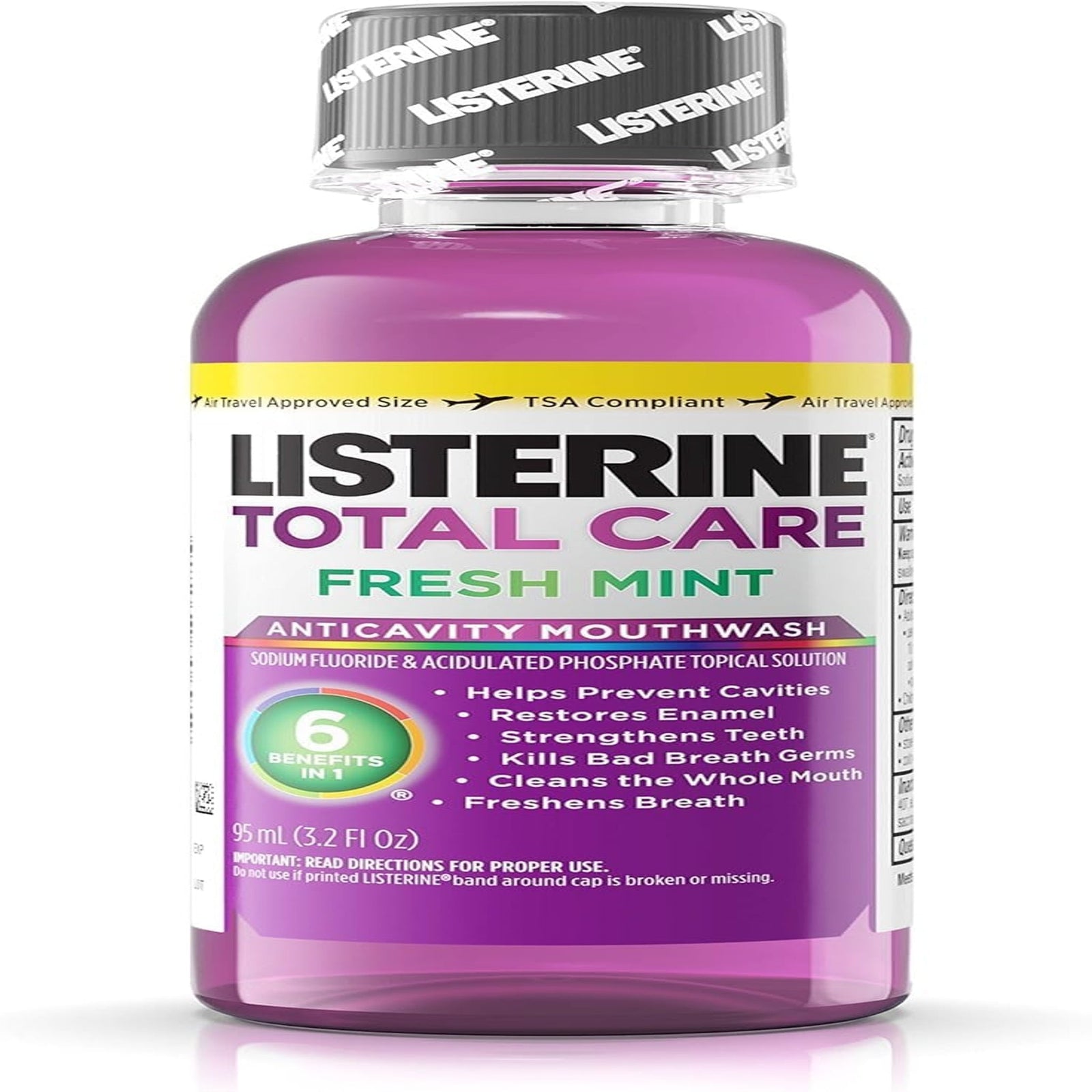 Listerine Total Care Mouthwash Fresh Mint (3.2 oz, 24 Pack)