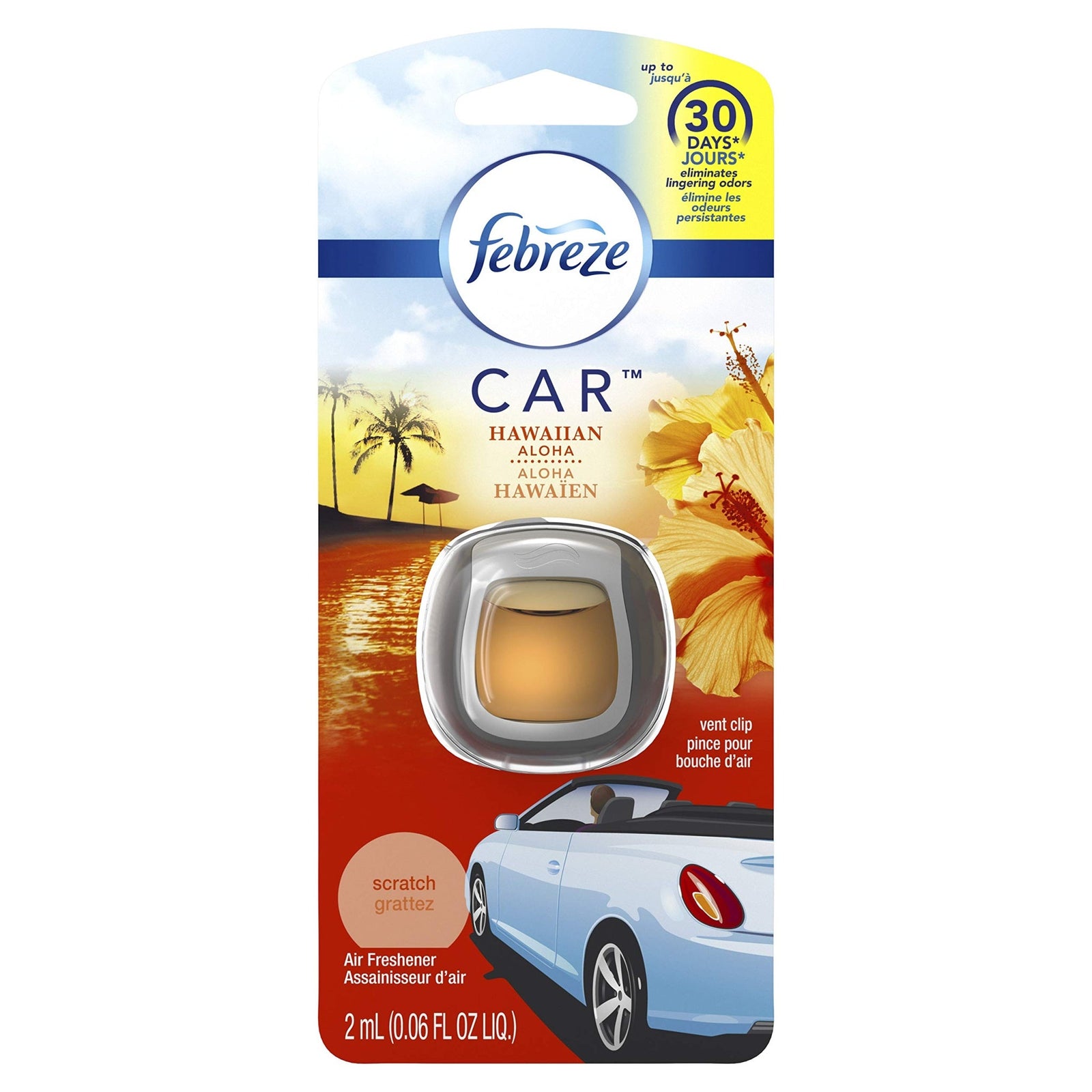 Febreze Car Air Freshener Hawaiian Aloha (0.06 oz)