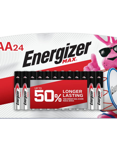 Energizer AAA Alkaline Batteries (24 Count)
