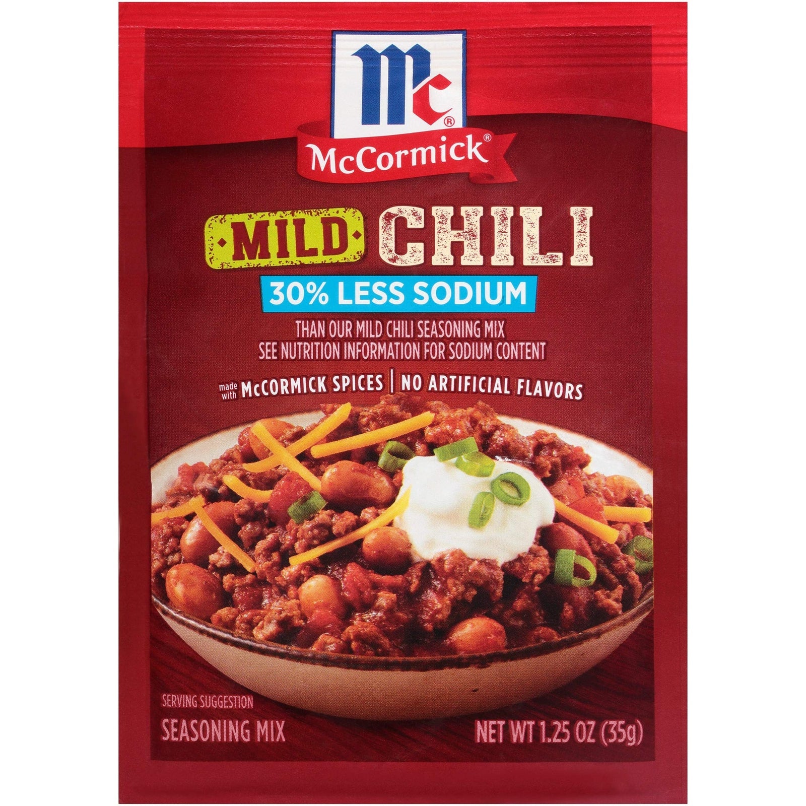 McCormick Mild Chili Seasoning Mix Less Sodium (1.25 oz)