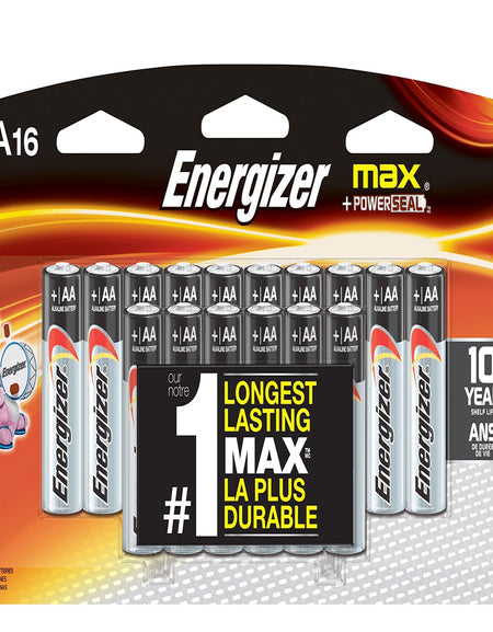 Energizer Max AA Batteries (16 Pack)