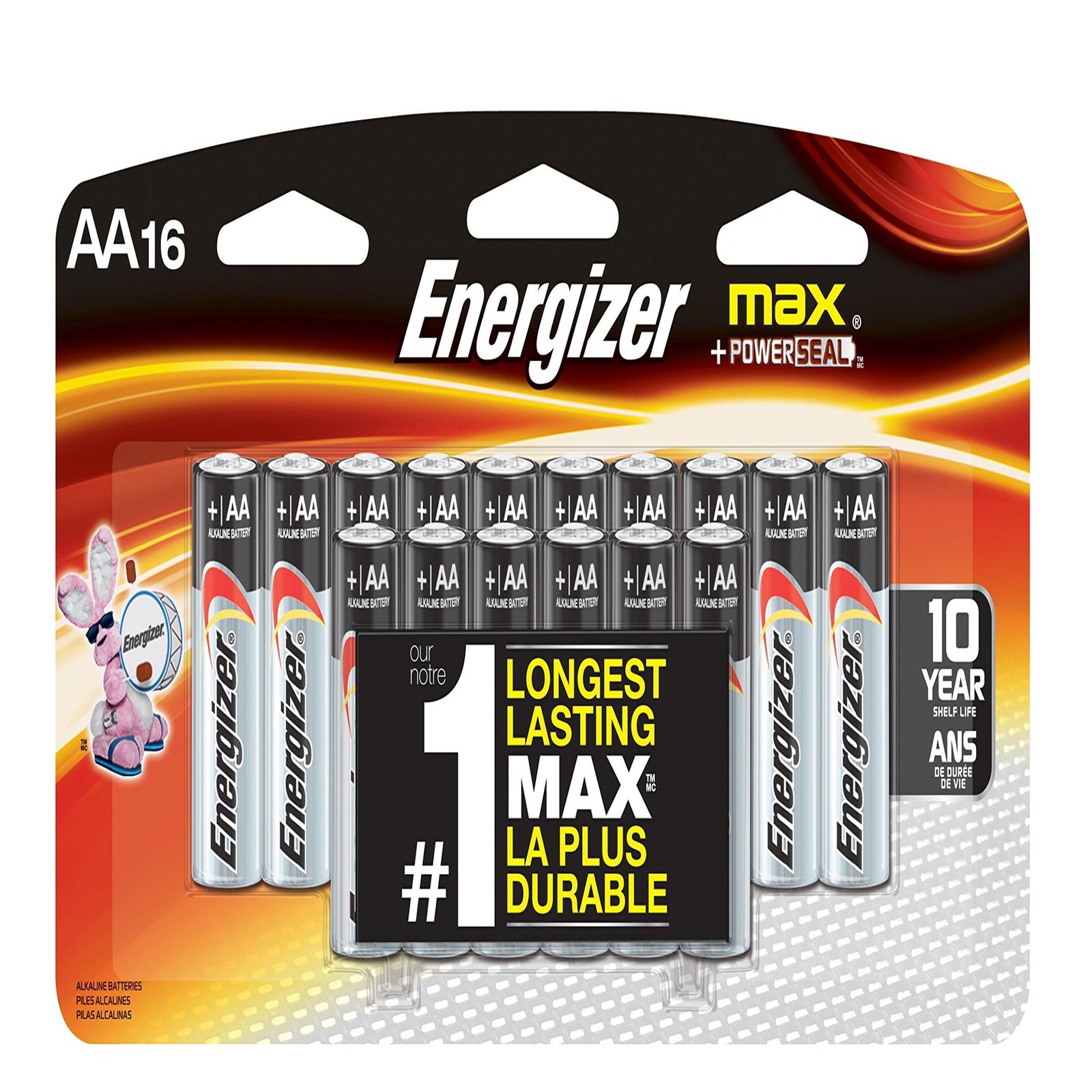 Energizer Max AA Batteries (16 Pack)